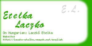 etelka laczko business card